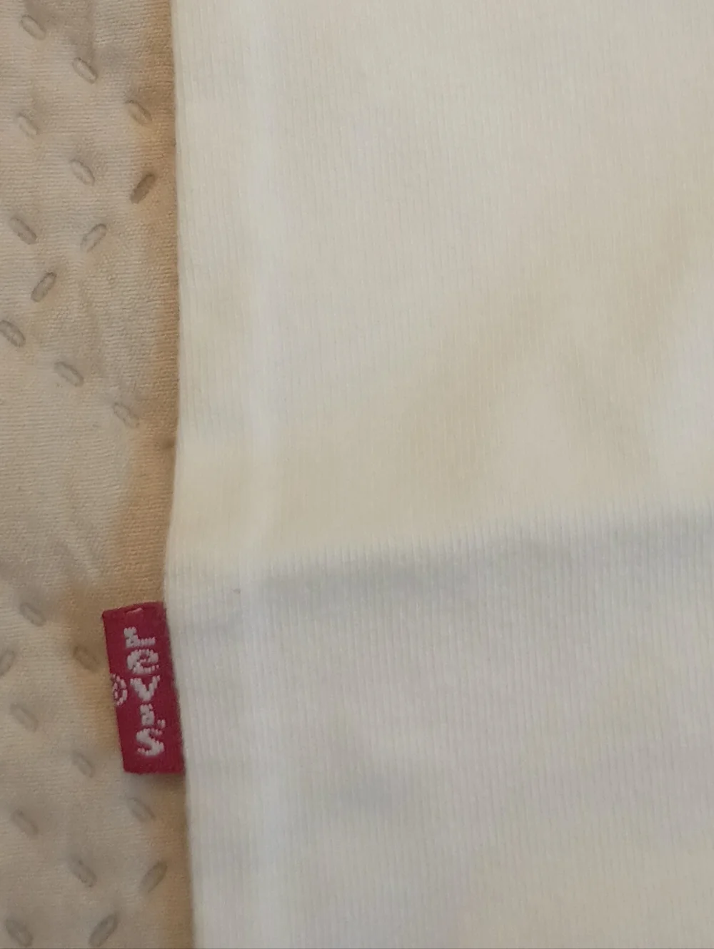 Men's Levi's White Crewneck T-Shirt with‎ Graphics On The Back 3XL